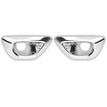 A-pads Chrome Front Fog Lamp Cover For Jeep Grand Cherokee 2014 2015 2016 Chromed Small Lower Light 