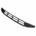 Hecasa Front Upper Lower Grille Compatible With 2015-2017 Hyundai Sonata 86350c2000 86561c2000 Bumper Grill Chrome Black