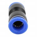 Uxcella 4pcs 12mm To Pneumatic Air Quick Straight Coupler Fittings Connectors Black