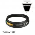 Uxcell A1600 V-belts 1600mm Inner Girth 13mm Top Width 8mm Thickness A-section Rubber Drive Transmission Belt