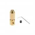 Brass Drill Chuck For 0-0 7mm Micro Bit Fits 3 17mm Motor Shaft 