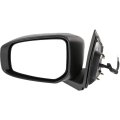 Driver Side Door Mirror For Mitsubishi Mirage 2014 2015 2016 2017 Power Glass Manual Folding Non Heated Paintable Replaces 