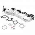 A-premium Left Driver Side Exhaust Manifold With Gasket Kit Compatible Toyota Sequoia 2001-2004 Tundra 2000-2004 4 7l