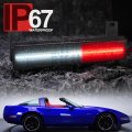 Nslumo C4 Led Side Marker Lights For 1988-1996 Chevy Corvette Rear Bumper Red Sidemarker Parking Lamp W White Backup Reverse