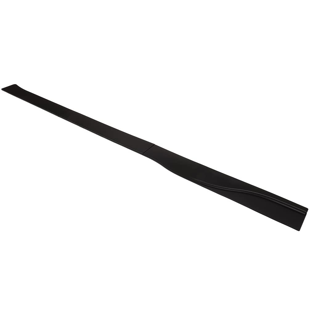 Universal Front Lip Splitter Bumper 6pcs Matte Black Plastic Side Splitters Rocker Panel Body Kit For Honda Nissan Toyota Audi