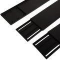 Universal Front Lip Splitter Bumper 6pcs Matte Black Plastic Side Splitters Rocker Panel Body Kit For Honda Nissan Toyota Audi
