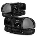 Headlight Corner Light For 1999-2007 Gmc Sierra 1500 2500 3500 C3 Yukon Yukon Xl Headlamp Pair Replacement 15850351 15850352 W 