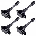 Ocpty Set Of 4 Ignition Coils Compatible Oe Uf350 Fit For Nissan Sentra For Altima X-trail 2002-2006