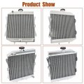 Gxywady 19010-hr3-a21 Aluminum Radiator Replacement For Honda Foreman 500 520 Rubicon Rancher 420 Trx420 With Cap