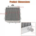 Gxywady 19010-hr3-a21 Aluminum Radiator Replacement For Honda Foreman 500 520 Rubicon Rancher 420 Trx420 With Cap