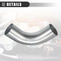 3 In Od 4 Length 90 Degrees Bend Elbow Intercooler Pipe 6061 Aluminum Alloy Tube For Air Intake And Cooling Systems Silver Tone