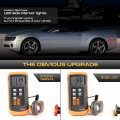 For 2010-2015 Chevy Camaro 4-piece Dark Smoke Amber Red Led Front Rear Bumper Fender Corner Side Marker Light Parking Drl Lamp