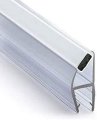 Universal 45 Degrees Shower Door Magnetic Profile Seal For Glass To 73 In Long White Magnet 32 3 16 1 4 Or 5 Thick 