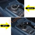 Car Gear Shift Switch Button Ring Trim Cover Compatible With Ford Maverick 2022 2023 Knob Shifter Head Protect Decor Interior