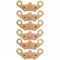 Niche Ceramic Front Rear Brake Pad Set For Polaris 3 Pack