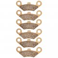 Niche Ceramic Front Rear Brake Pad Set For Polaris 3 Pack
