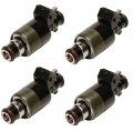 Set Of 4 Herko Fuel Injector Inj514 For Daewoo Lanos 1999-2002 