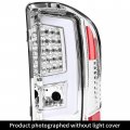 Hecasa Led Tail Lights Compatible With 2007-2014 Chevy Silverado 1500 2500hd 3500hd Tube Bar Brake Lamp Taillights Replacement