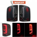 Hecasa Led Tail Lights Compatible With 2007-2014 Chevy Silverado 1500 2500hd 3500hd Tube Bar Brake Lamp Taillights Replacement