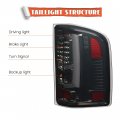 Hecasa Led Tail Lights Compatible With 2007-2014 Chevy Silverado 1500 2500hd 3500hd Tube Bar Brake Lamp Taillights Replacement