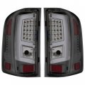 Hecasa Led Tail Lights Compatible With 2007-2014 Chevy Silverado 1500 2500hd 3500hd Tube Bar Brake Lamp Taillights Replacement