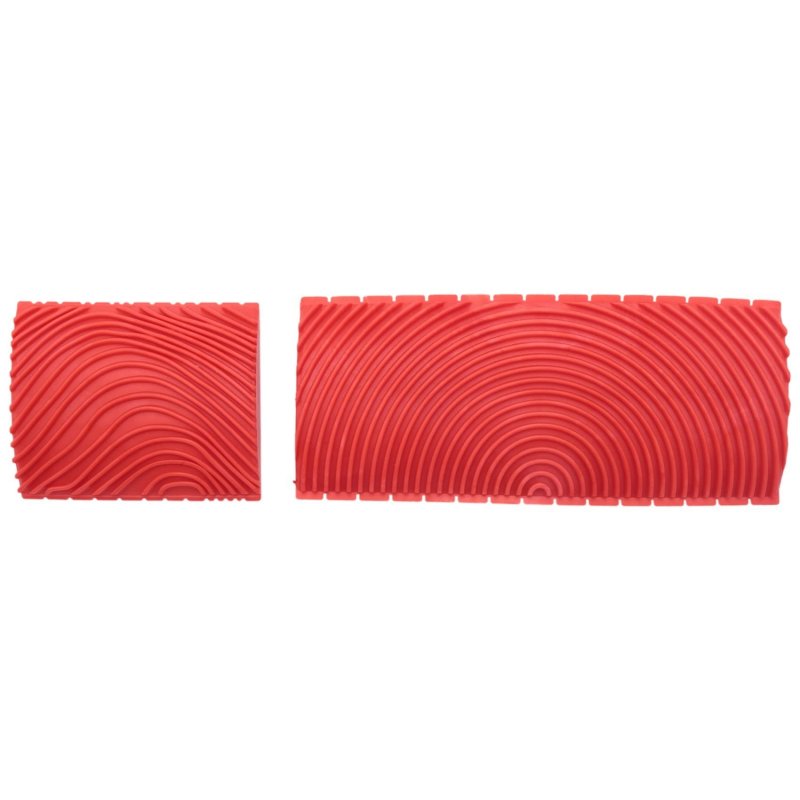 Spacesea Wood Grain Painting Roller Set 6pcs 7 Inch Graining Tool Texture Paint Patterns For Wall Floor Room Art Diy Rubber