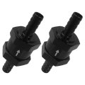 5 16 In One Way Inline Fuel Check Valve Non Return For Carburetor And Low Pressure Systems 8mm Od Aluminum Alloy 2 Pack