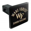 Wake Forest University Demon Deacons Logo Tow Trailer Hitch Cover Plug Insert 1 4 Inch 25