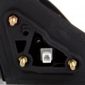Ocpty Black Driver Side View Mirror Smooth With Power Adjustment Non-folding Non-heated Compatible For 2007-2011 Toyota Camry