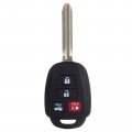 Ocpty 2x Uncut Keyless Entry Remote Control Key Fob Transmitter Replacement For 2012 2013 2014 Toyota Camry Hyq12bdm Hyq12bel