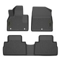 Pit66 Floor Mats Cargo Liners Compatible With Hyundai Palisade 2020-2024 Heavy Duty 3-piece Premium All Weather Automotive Tpe 