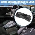 X Autohaux Car Center Console Armrest Lid Latch Auto Lock Knob Replacement 83417-tx4-a01 Black Fit For Acura Rdx 2013-2018