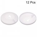 Uxcell Pipe Cover Decoration 15mm-25mm Pp Plastic Escutcheon Water Drain Line White 12pcs