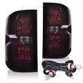 Tail Lights Assembly W Blubs For 2014-2019 Chevy Silverado 2015-2019 Gmc Sierra Lamp Brake Wiring Harness Driver And Passenger 