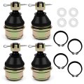 4 Pcs Upper Lower Ball Joint Kit For Honda Trx 420 2014-2017 Foreman 450 1998-2004 Rubicon 500 2001-2017 Rincon 650 2003-2005 