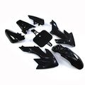 Black Plastic Fender Fairing Kit For Honda Xr50 Crf50 And Chinese 50cc 70cc 90cc 110cc 125cc 140cc 150cc 160cc Dirt Pit Bike 7