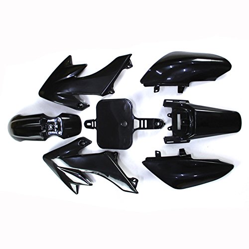 Black Plastic Fender Fairing Kit For Honda Xr50 Crf50 And Chinese 50cc 70cc 90cc 110cc 125cc 140cc 150cc 160cc Dirt Pit Bike 7