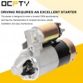 Ocpty Smn0004 Starter Replacement For Hyundai Santa Fe 2 7l 01-06 3 5l 03-06 Sonata 5 99-01 -05 Tiburonl 03-08 Tucson 05-08 Kia
