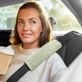 Odawa Cyan Blue Gradient Automotive Seat Belt Pads 2 Pack Cushion Shoulder Strap Protector To Release Stress Your Neck And For