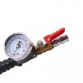 Uxcell 0-220 Psi Quick Connector Bent Head Tire Air Chuck Inflator Pressure Gauge For Truck