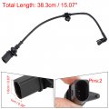 X Autohaux 2 Pair 4m0615121r Front 4m0615121p Rear Brake Pad Electronic Wear Sensor For Audi Q7 2017-2018