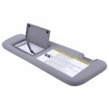 Applianpar Driver Side Gray Sun Visor With Vanity Light Assembly For Toyota Highlander 2014-2019