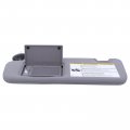 Applianpar Driver Side Gray Sun Visor With Vanity Light Assembly For Toyota Highlander 2014-2019