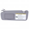 Applianpar Driver Side Gray Sun Visor With Vanity Light Assembly For Toyota Highlander 2014-2019
