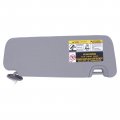 Applianpar Driver Side Gray Sun Visor With Vanity Light Assembly For Toyota Highlander 2014-2019