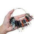 Solarhome 30 Heavy Equipment Key Set Master Construction Ignition Keys Blanks Sets Fit For Caterpillar Cat Komatsu Kubota Case 