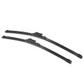 1 Pair 24 21 Front Windshield Wiper Blade For Audi Q3 2011-2018 Replacement Set With Upgraded Stability All Weather Top-lock 