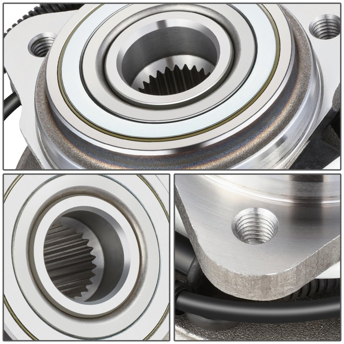 Factory Style Front Wheel Bearing Hub Assembly With Abs Sensor Cable And Plug For Ford Explorer Ranger Mazda B Series 4wd