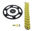 Chain Sprocket Set For Kawasaki Kx250f 250 F 2006-2014 Yellow Black 14 47 114l 