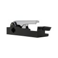Deal Auto Electric Parts New 2pcs Rear Passenger Driver Black Base Chrome Lever Interior Door Handle Replacement Kit For 06-12 
